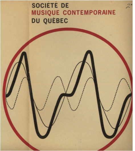 Figure 3 : SMCQ, Programme du 2<sup>e</sup> concert, 16 février 1967, 1<sup>re</sup> de couverture, 15,2 cm x 23 cm.